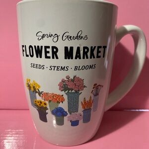 Spring Gardens Floral Mug - White
